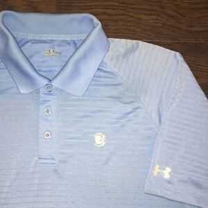 Carolina Blue Chapel Hill Country Club Style Golf Polo Shirt L mens classic fit